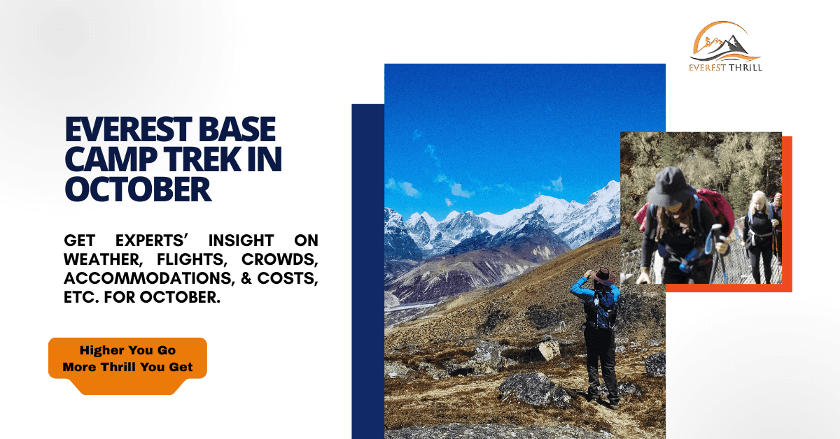 Everest Base Camp trek in October in Nepal guide
