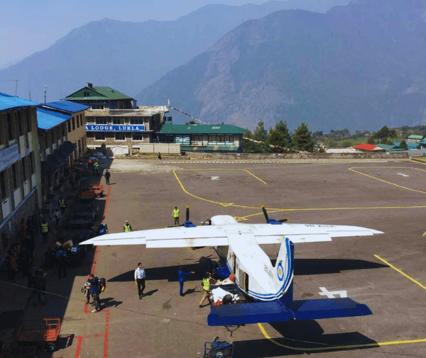 Lukla Airport in Nepal