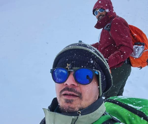 On the way to Mera Peak High Camp in Nepal