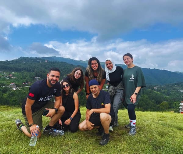 Group day hiking to Nagarkot