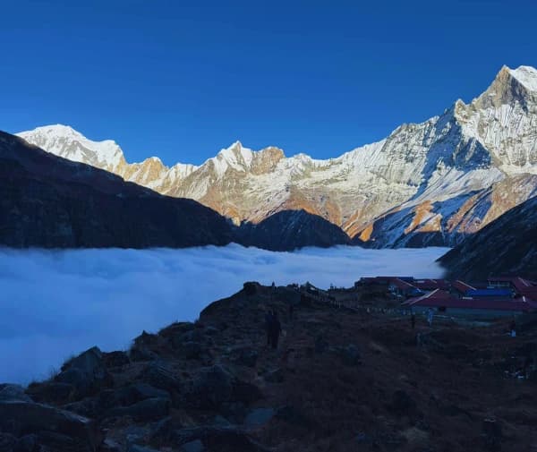 A calm morning at Annapurna Base Camp