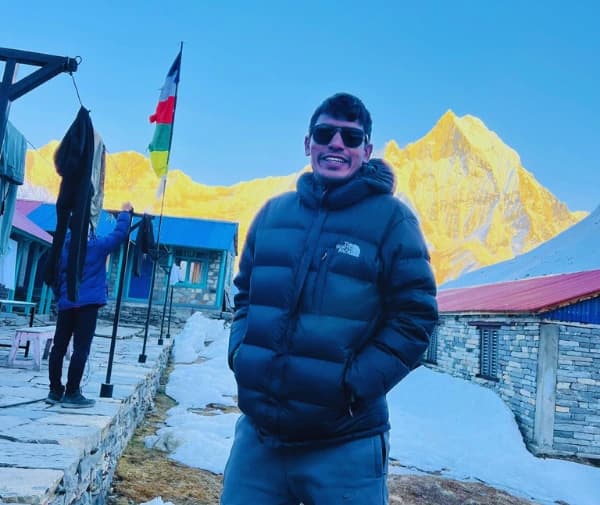 Trekking guide Rajan at ABC