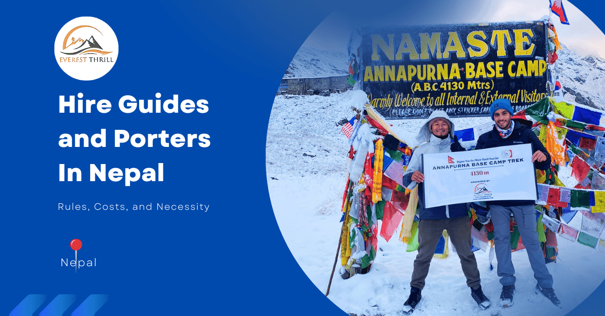 Hire Guides and Porters in Nepal - Everest Thrill