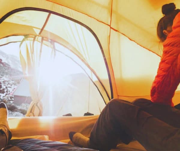 Tented accommodation in the Island Peak base camp