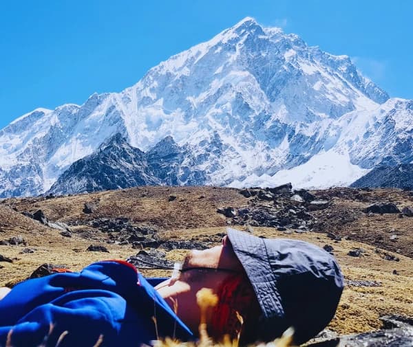 Himalayas view during the EBC trek in Nepal