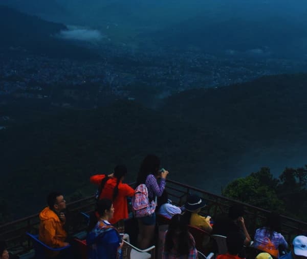 Spending quality time with children at Sarangkot
