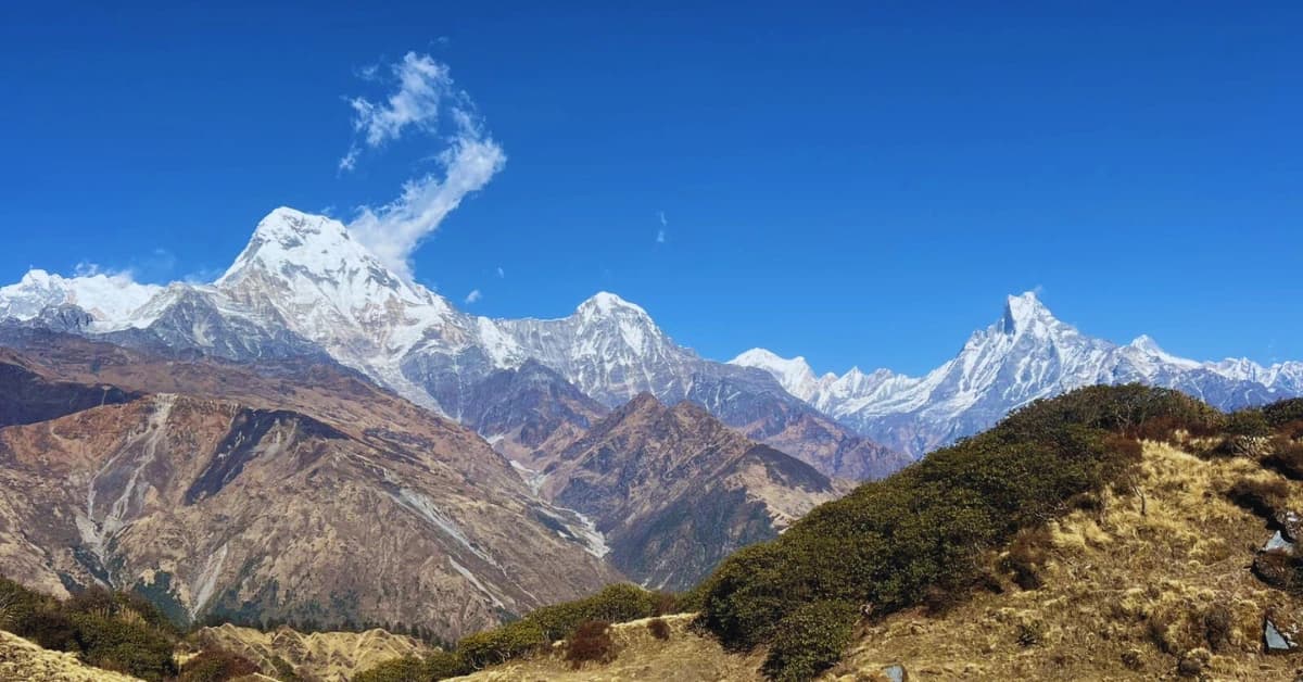 Himalayan range view