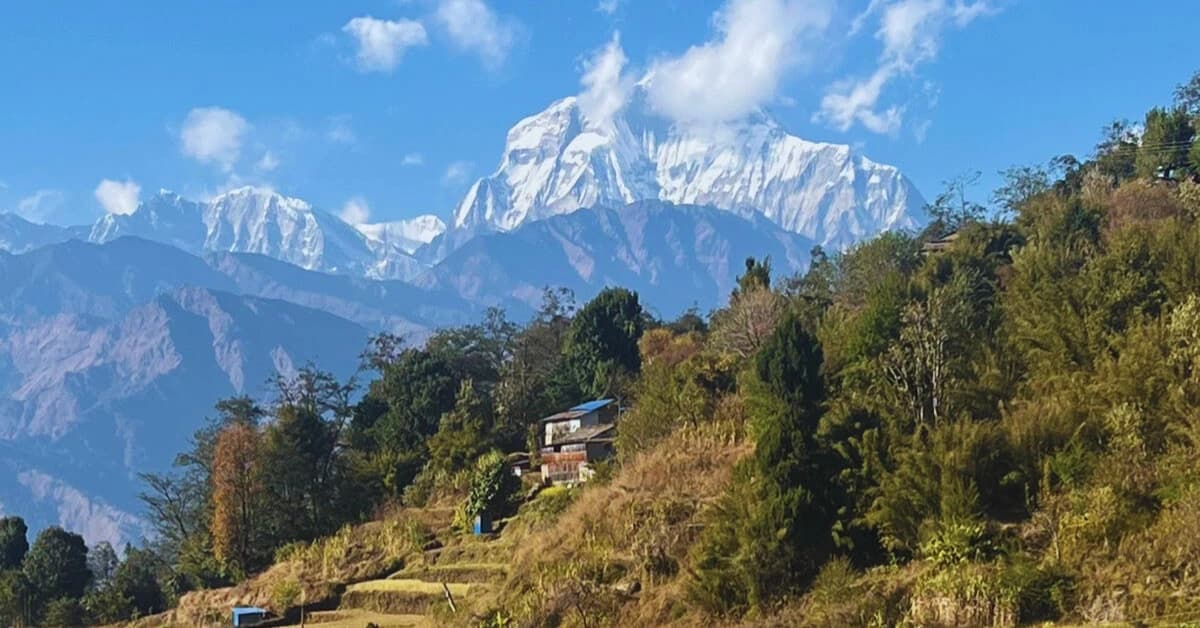 Annapurna south view