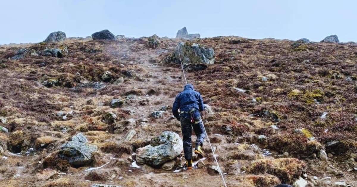 Mera Peak Climbing training at Khare with full climbing gear