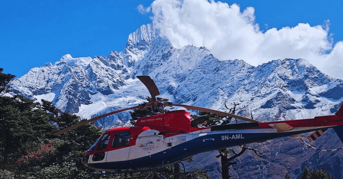 Everest view helicopter tour by Everest Thrill