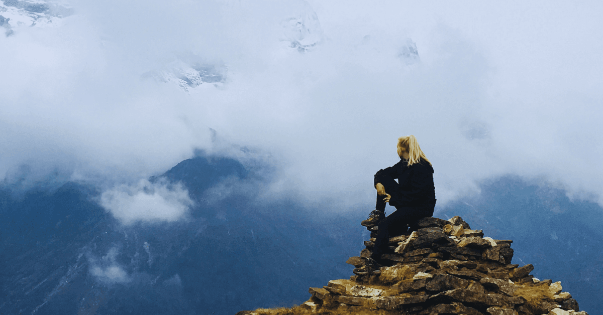 meditate with himalayas