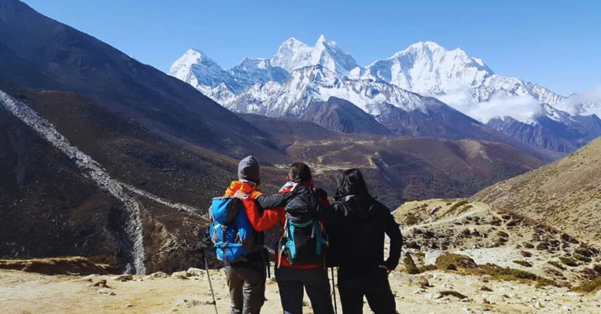 himalayas view from the EBC trail