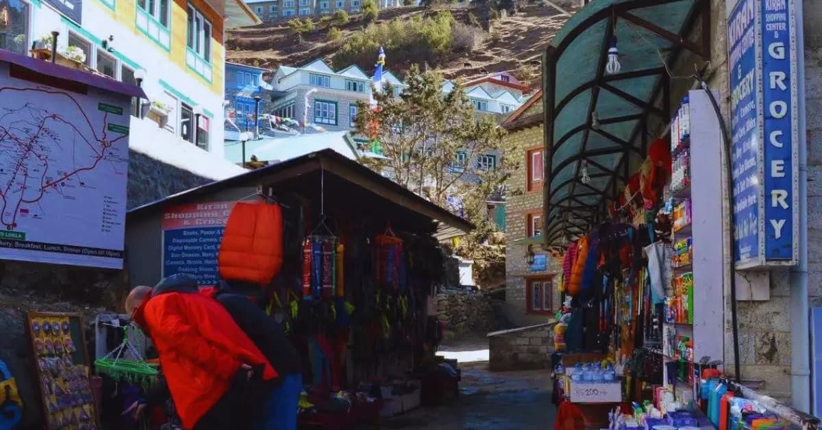 Experience local tradition in Namche Bazaar during the Everest Base Camp trek