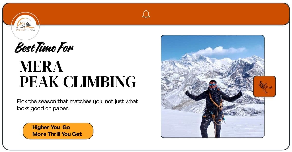 Best Time for Mera Peak Climbing